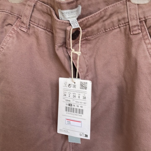 Pull&Bear High Waist Carpenter Pants - Picture 2 of 4